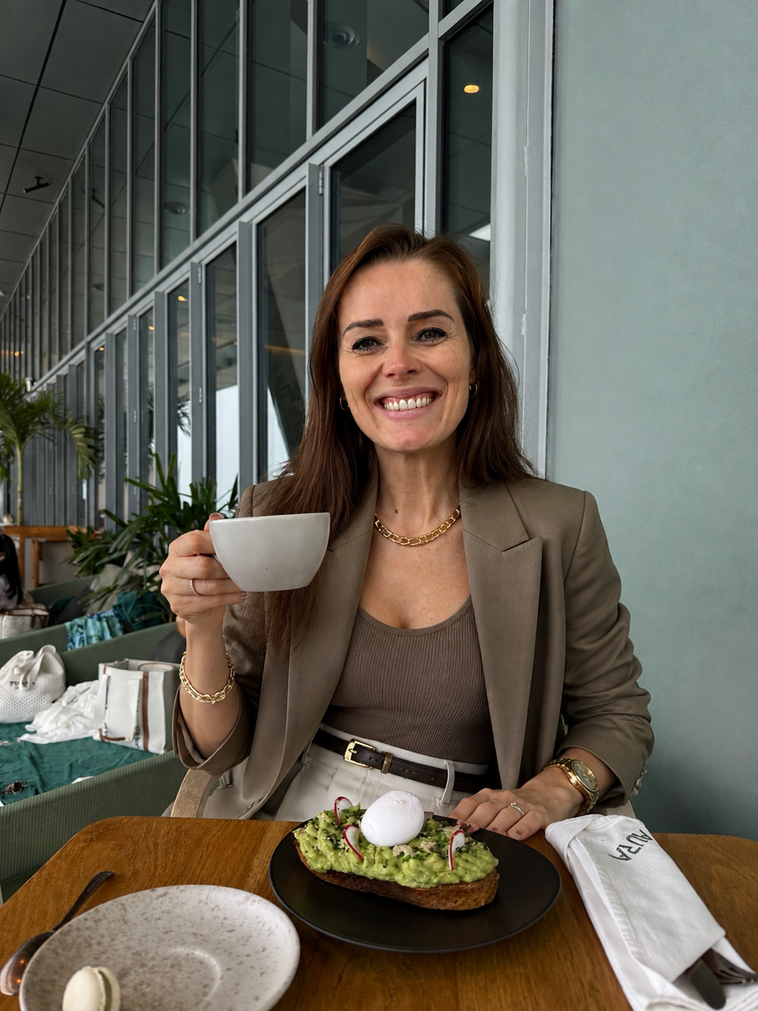 Sophie Marchal lors d un rendez-vous à Dubaï